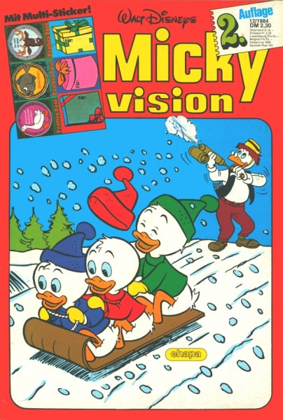 Mickyvision (Walt Disney's) (Ehapa, Gb.) Jhg. 1984 Nr. 1-12