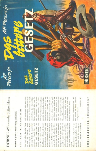 Peters, A.F. jun. Leihbuch SU Bittere Gesetz (Dörner) nur Schutzumschlag