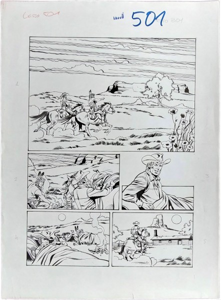 Originalzeichnung (1813) Lasso 501 ÜF