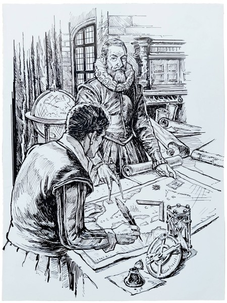 Originalzeichnung (1676) Seewölfe KF