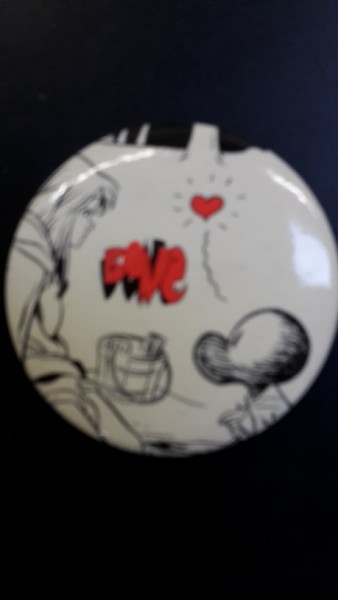 Bone Motiv 2 Anstecknadel/Button