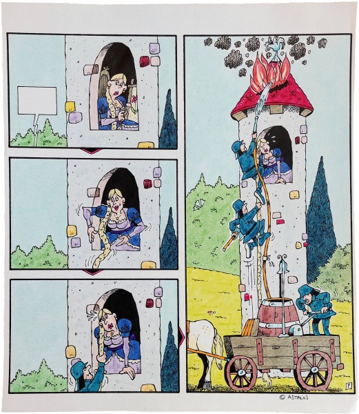 Originalzeichnung (1537) Mad - Rapunzel