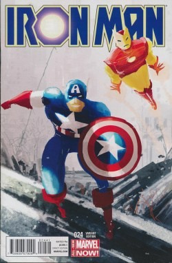 Iron Man (2012) 1:20 Captain America Team-Up Variant 24