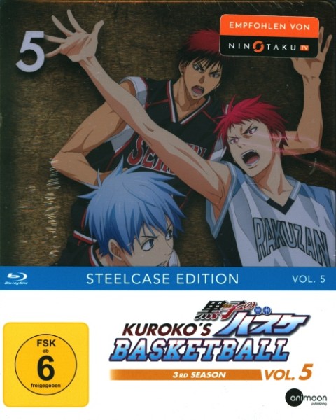 Kuroko's Basketball 3rd Season Vol. 5 Blu-ray Steelcase Edition