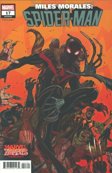 Miles Morales: Spider-Man (2019) Marvel Zombies Variant Cover 17