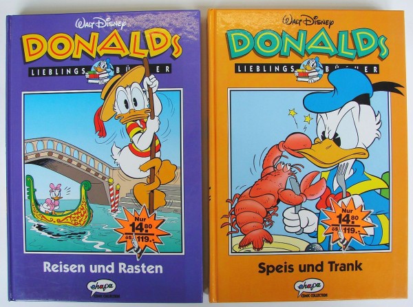 Donalds Lieblingsbücher (Ehapa, B.) Nr. 1-5 kpl. (Z1)
