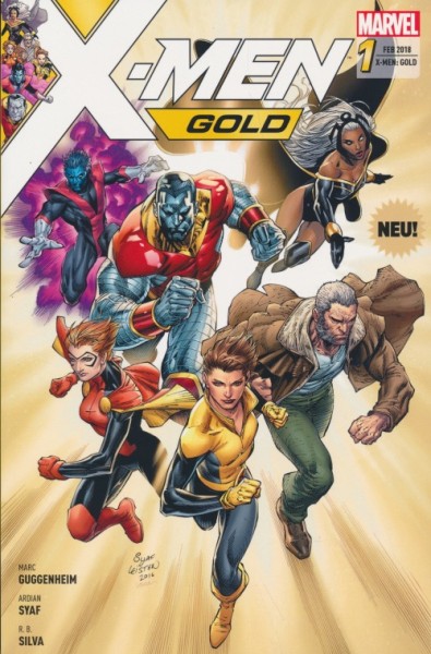 X-Men: Gold (Panini, Br.) Nr. 1-7 kpl. (Z1)