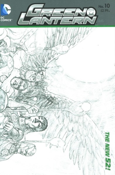 Green Lantern (2011) 1:25 Variant Cover 10