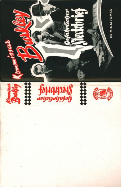 Kommissar Burkley Leihbuch SU Gefährlicher Steckbrief (Liebel) nur Schutzumschlag