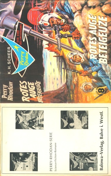 Perry Rhodan Leihbuch SU Rotes Auge Beteigeuze (Balowa) nur Schutzumschlag