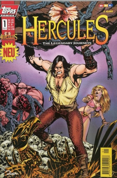 Hercules (Dino, Gb.) The legendary Journeys Nr. 1-3 kpl. (Z1)