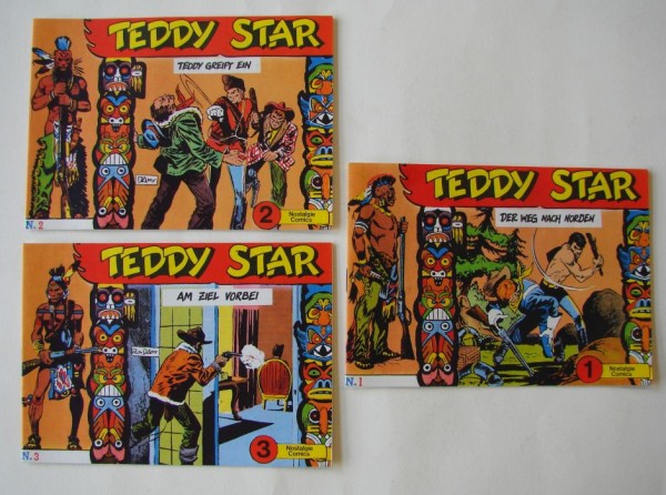 Teddy Star (Nostalgie-Comic, Kb.) Nr. 1-16 kpl. (Z1)