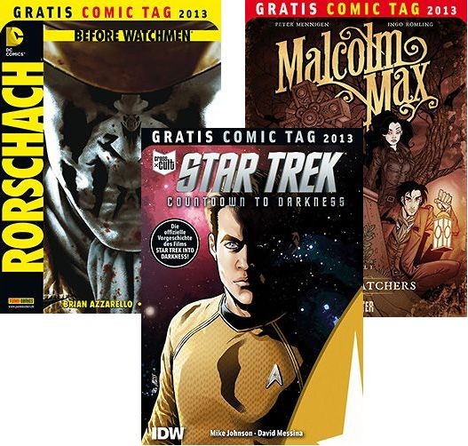 Gratis-Comic-Tag Komplett-Set 2013