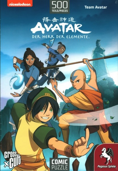 Comic Puzzle: Avatar - Team Avatar