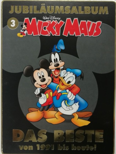 Micky Maus Jubiläumsalben (Ehapa, Br.) Nr. 1-3 kpl. ohne Box (Z1)