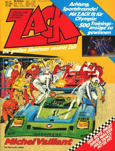 Zack (Koralle, GbÜ.) Jhrg. 1980 Nr. 1-5, 11-32