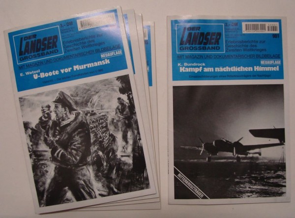 Landser Großband in 100er Paketen (Pabel) Nr. 901-1000 zus. (Z0-1)