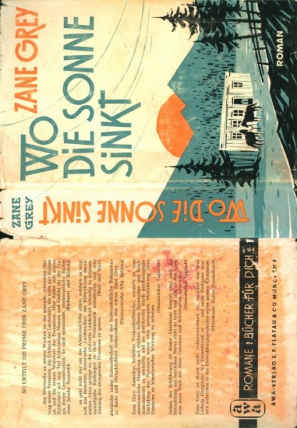 Grey, Zane Leihbuch SU Wo die Sonne sinkt (Awa) nur Schutzumschlag