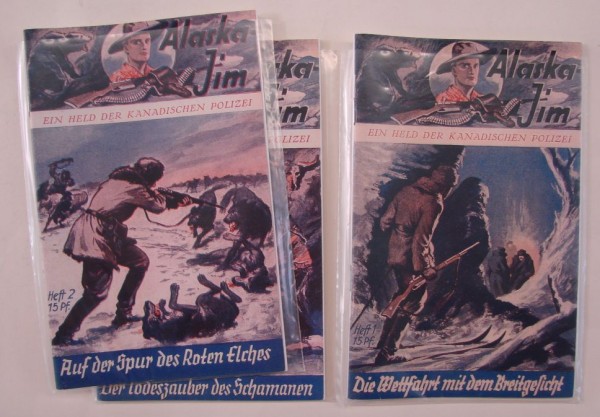 Alaska Jim (Romanheftreprints, Vorkrieg) Nr. 1-226 kpl. (Z1-2)