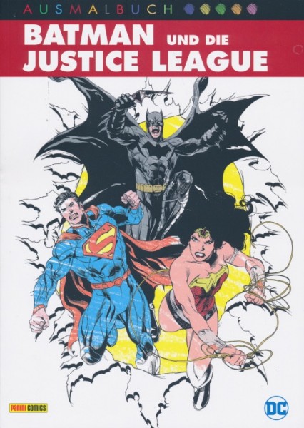 Batman und die Justice League (Panini, Br.) Ausmalbuch