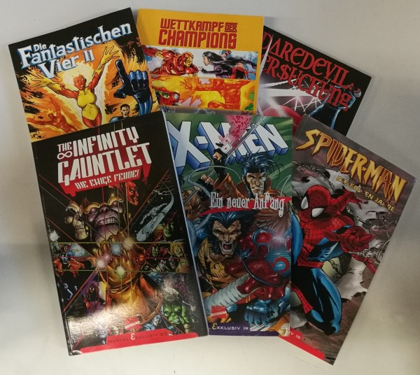 Paket 9612 6 verschiedene Marvel Exklusiv (Panini, Br.) (Z0-2)