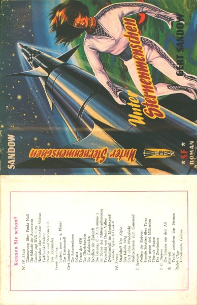 Sandow, G. Leihbuch SU Unter Sternenmenschen (Bewin) nur Schutzumschlag