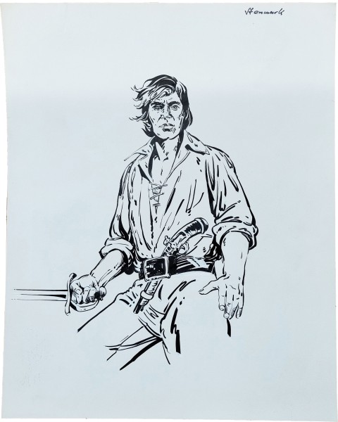 Originalzeichnung (1697) Seewölfe