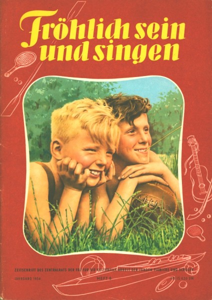 Frösi (Junge Welt, GbÜ.) Jhrg. 1954 Nr. 1-8