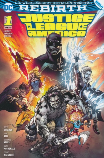 Justice League of America (Panini, Br., 2017) Nr. 1-5 kpl. (Z1)