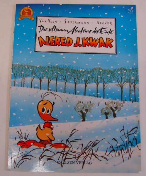 Seltsamen Abenteuer der Ente Alfred J. Kwak (Carlsen, Br.) Nr. 1-3 kpl. (Z1)