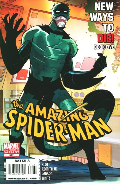 Amazing Spider-Man (2003) 2nd Printing Variant Cover 572