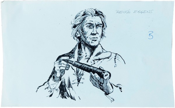 Originalzeichnung (1709) Seewölfe KF