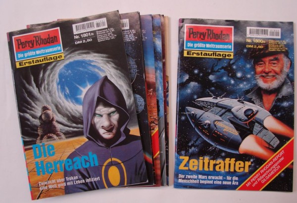 Perry Rhodan in 100er Paketen (Moewig) 1. Auflage Nr. 1800-1899 zus. (Z0-2)