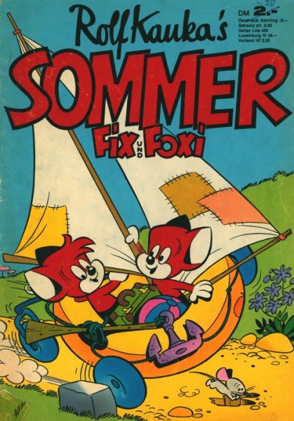 Fix und Foxi Sonderheft (Pabel, Gb.) Sommer 1970-1993