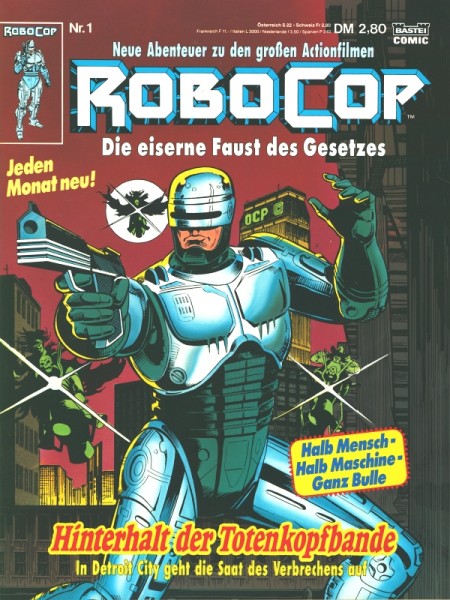 Robocop (Bastei, GbÜ., 1990) Nr. 1-12 kpl. (Z1-2)