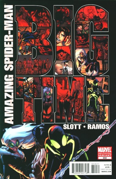 Amazing Spider-Man (2003) 2nd Printing Variant Cover 650