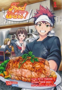 Food Wars (Carlsen, Tb.) Shokugeki No Soma Nr. 1-3 zus. (Z1-2)