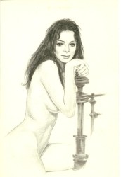 Originalzeichnung Erotische Pin-ups (Bild 042)