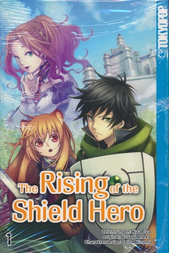 Rising of the Shield Hero (Tokyopop, Tb.) Nr. 1,2,3,5
