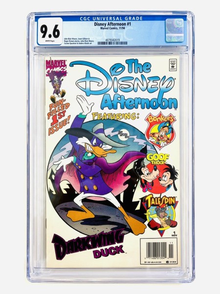 Disney Afternoon (1994) Nr.1 CGC Graded 9.6
