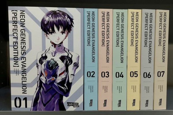 Neon Genesis Evangelion - Perfect Edition (Carlsen, Tb.) Nr. 1-7 kpl. (neu)