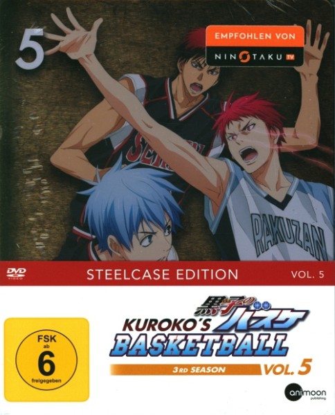 Kuroko's Basketball 3rd Season Vol. 5 DVD Steelcase Edition