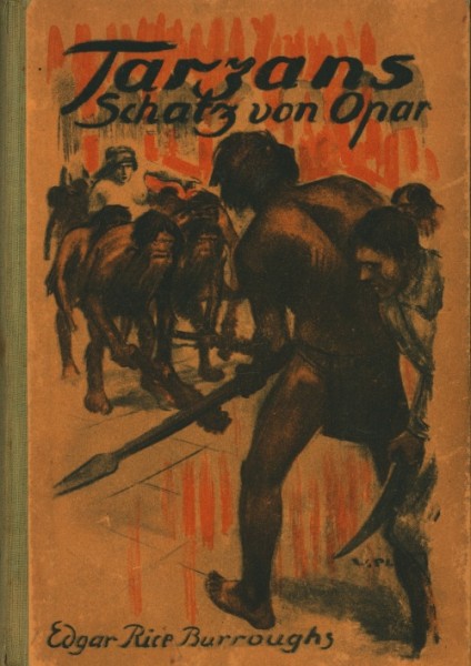 Tarzan LB VK Tarzans Schatz von Opar höhere Auflage (Dieck) Leihbuch Vorkrieg