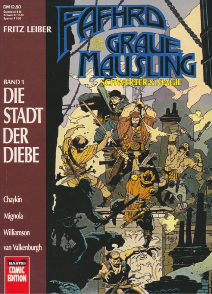 Bastei Comic Edition (Bastei, Br.) Fafhrd und der Graue Mausling Nr. 1-4 kpl. (Z1-)