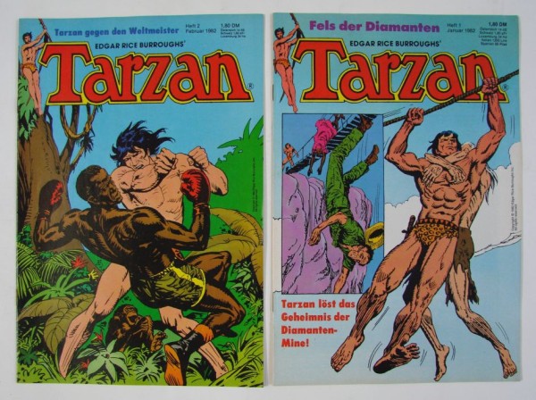 Tarzan (Ehapa, Gb.) Jhrg. 1982 Nr. 1-13 kpl. (Z1)