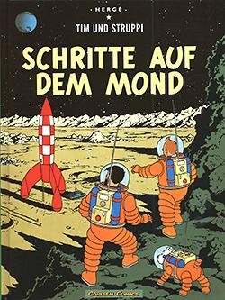Tim und Struppi (Carlsen, B.) Kleinband Schritte auf dem Mond