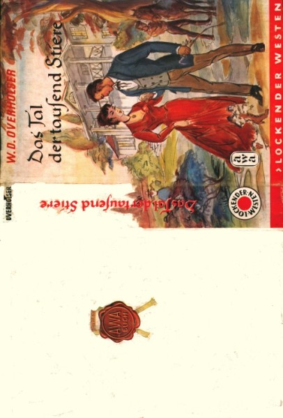 Lockender Westen Leihbuch SU Tal der tausend Stiere (Awa) Overholser, W.D. nur Schutzumschlag