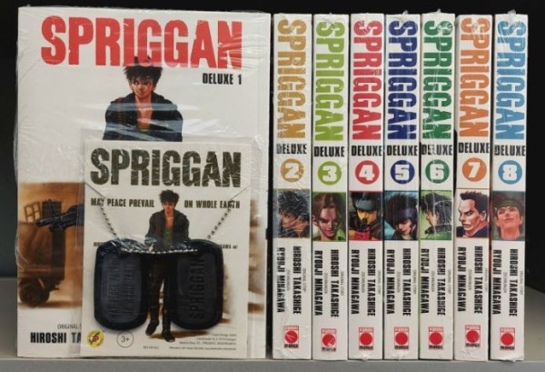 Spriggan Deluxe (Planet Manga, Tb.) Nr. 1-8 kpl. (neu)