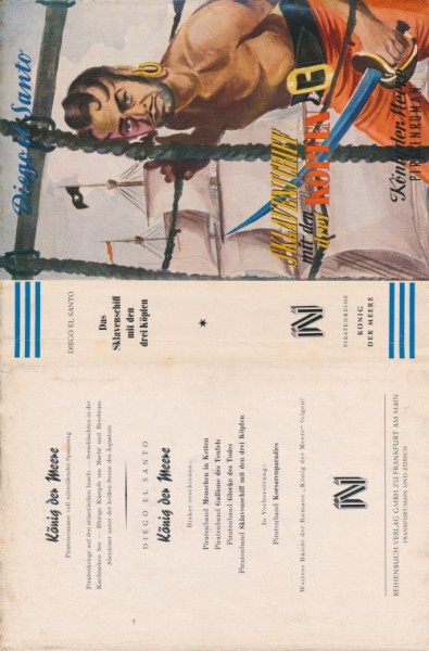 König der Meere Leihbuch SU Sklavenschiff mit den drei Köpfen (Reihenbuch) nur Schutzumschlag