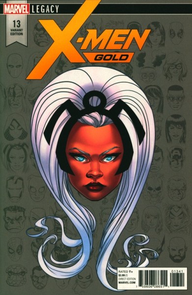 X-Men: Gold (2017) 1:10 Variant Cover 13